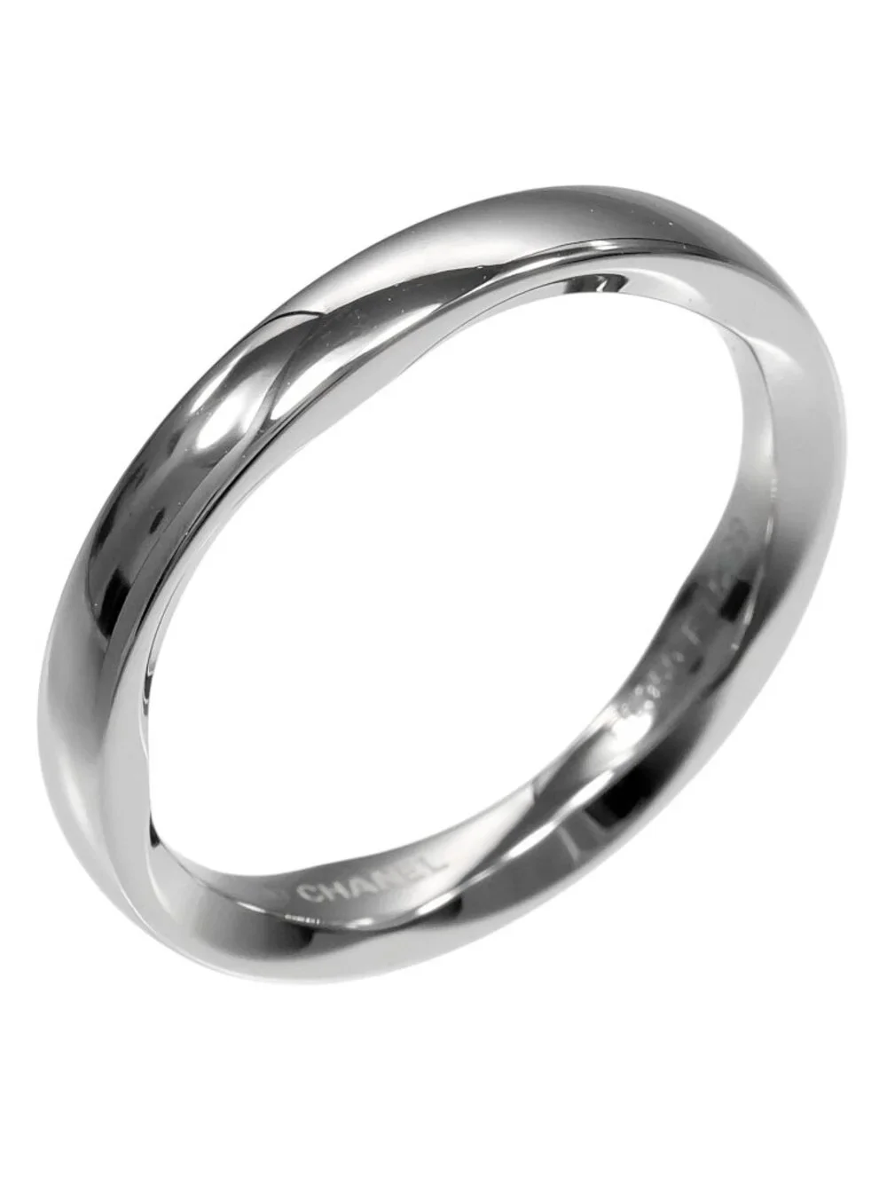 Chanel Camellia Marriage Platinum Ring